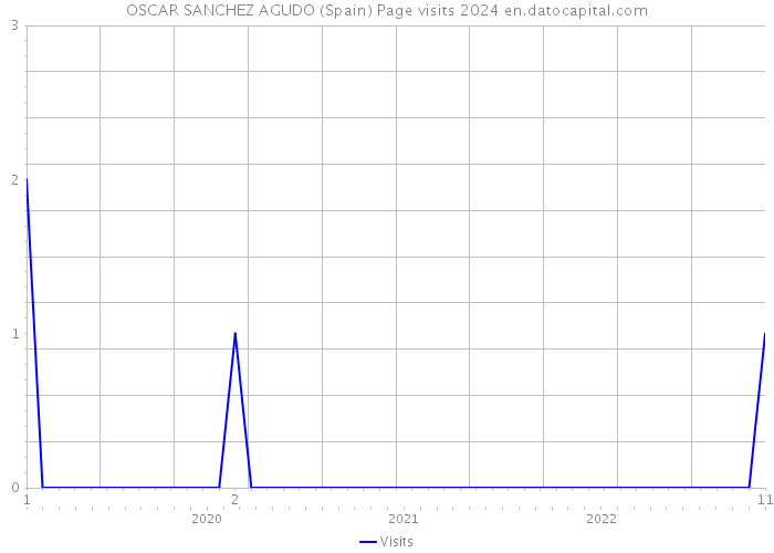 OSCAR SANCHEZ AGUDO (Spain) Page visits 2024 