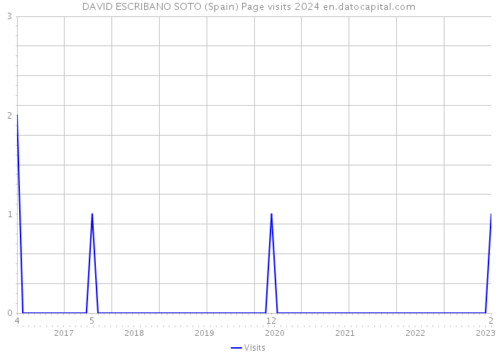 DAVID ESCRIBANO SOTO (Spain) Page visits 2024 