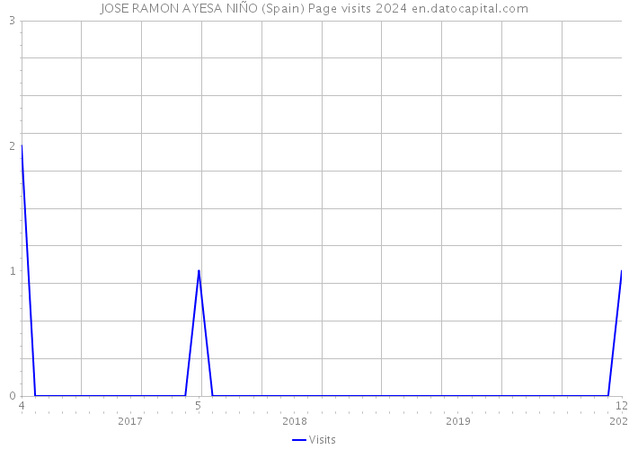 JOSE RAMON AYESA NIÑO (Spain) Page visits 2024 