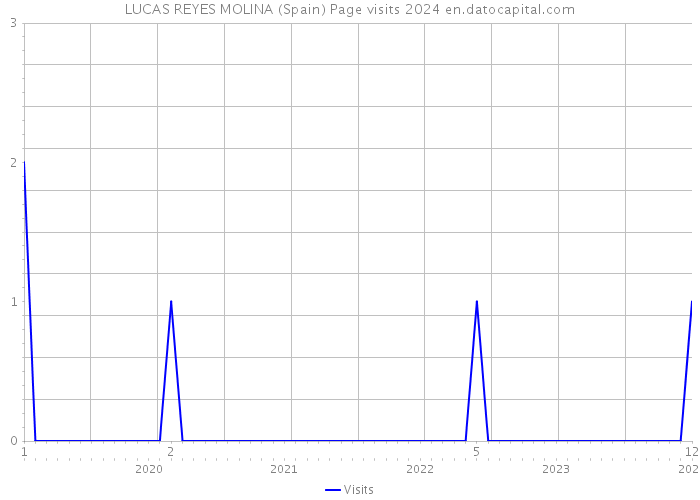LUCAS REYES MOLINA (Spain) Page visits 2024 