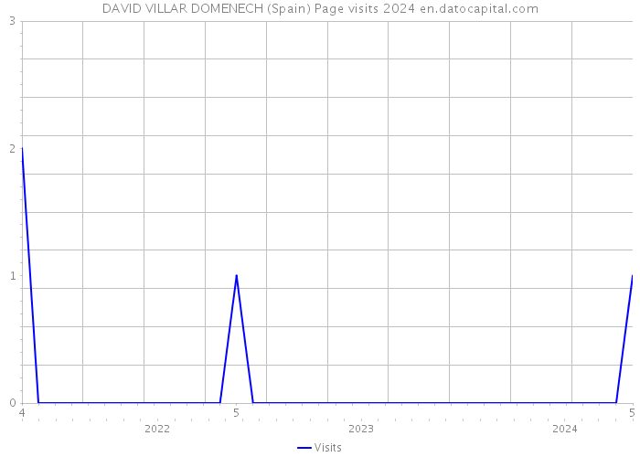 DAVID VILLAR DOMENECH (Spain) Page visits 2024 