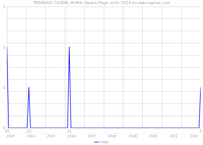 TRINIDAD CANDEL MORA (Spain) Page visits 2024 