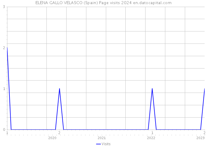 ELENA GALLO VELASCO (Spain) Page visits 2024 