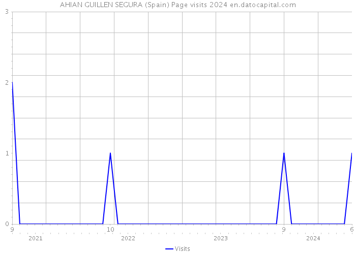 AHIAN GUILLEN SEGURA (Spain) Page visits 2024 