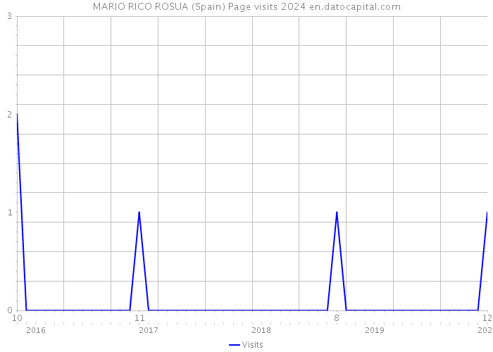 MARIO RICO ROSUA (Spain) Page visits 2024 