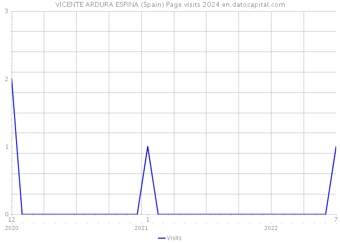 VICENTE ARDURA ESPINA (Spain) Page visits 2024 