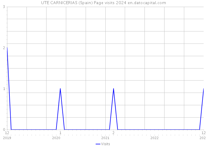  UTE CARNICERIAS (Spain) Page visits 2024 