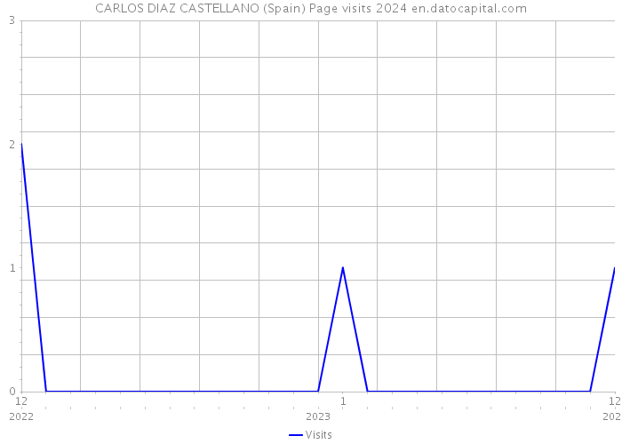 CARLOS DIAZ CASTELLANO (Spain) Page visits 2024 