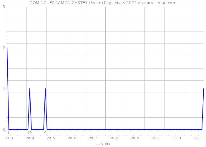 DOMINGUEZ RAMON CASTEY (Spain) Page visits 2024 