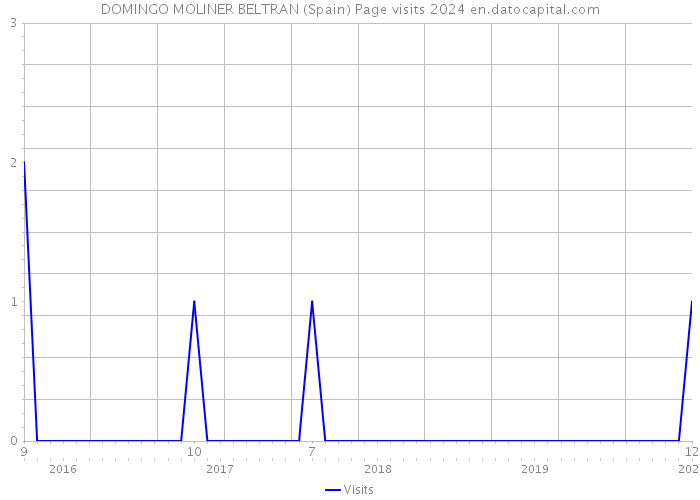 DOMINGO MOLINER BELTRAN (Spain) Page visits 2024 