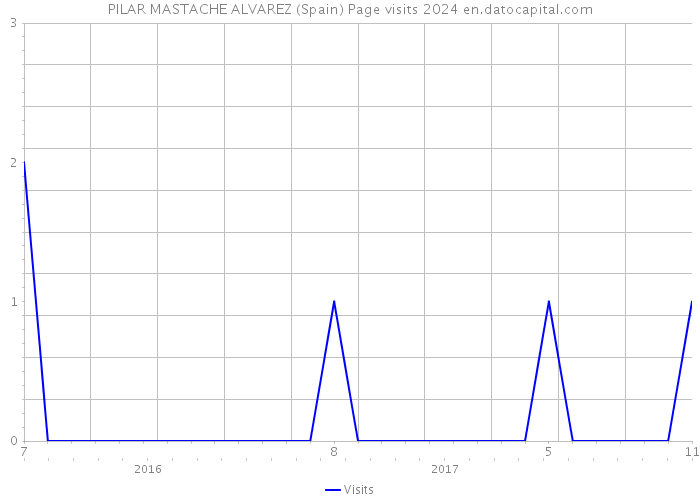 PILAR MASTACHE ALVAREZ (Spain) Page visits 2024 