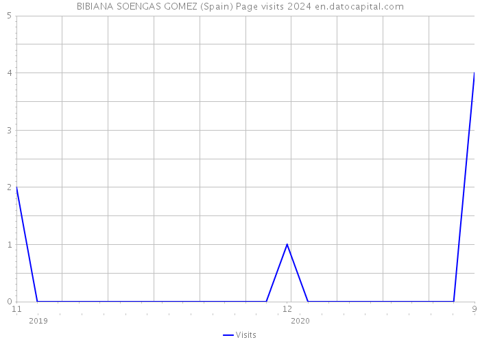 BIBIANA SOENGAS GOMEZ (Spain) Page visits 2024 