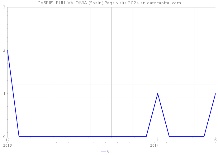 GABRIEL RULL VALDIVIA (Spain) Page visits 2024 