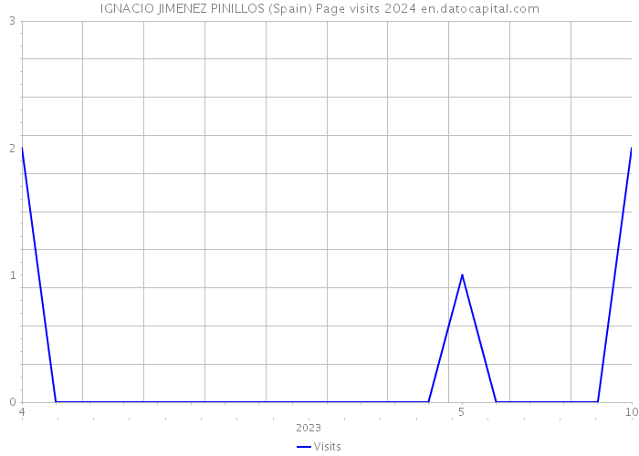 IGNACIO JIMENEZ PINILLOS (Spain) Page visits 2024 