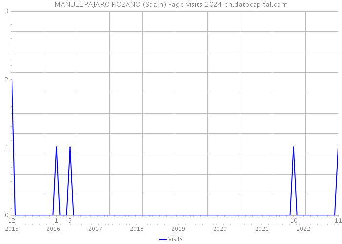 MANUEL PAJARO ROZANO (Spain) Page visits 2024 