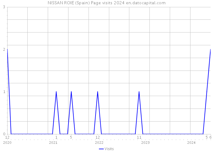 NISSAN ROIE (Spain) Page visits 2024 