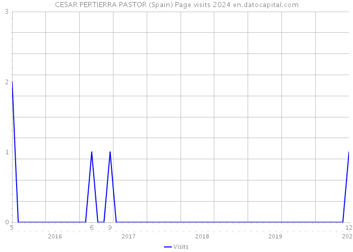 CESAR PERTIERRA PASTOR (Spain) Page visits 2024 