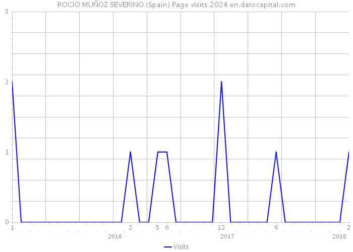 ROCIO MUÑOZ SEVERINO (Spain) Page visits 2024 
