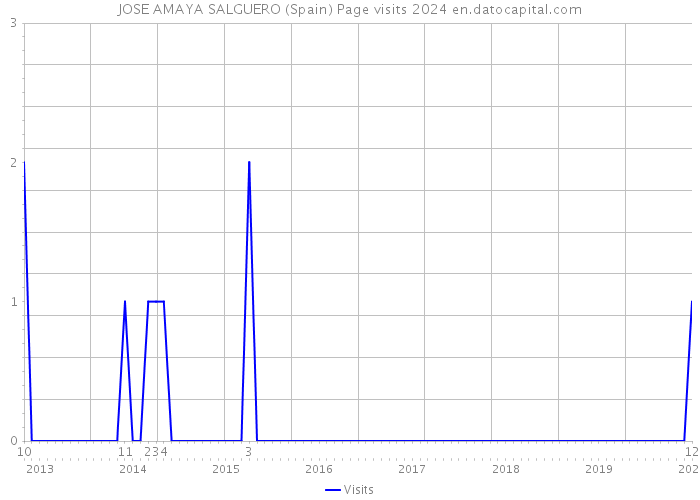 JOSE AMAYA SALGUERO (Spain) Page visits 2024 