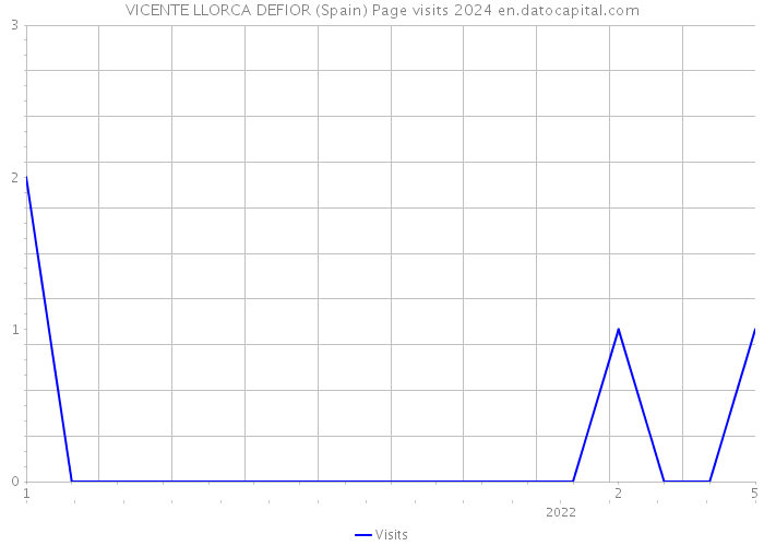 VICENTE LLORCA DEFIOR (Spain) Page visits 2024 