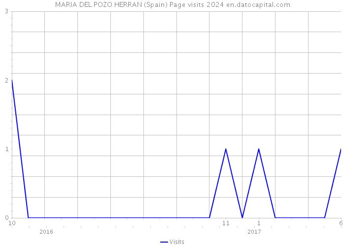 MARIA DEL POZO HERRAN (Spain) Page visits 2024 