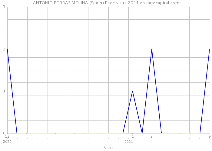 ANTONIO PORRAS MOLINA (Spain) Page visits 2024 