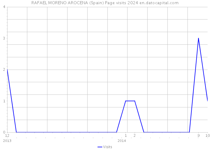 RAFAEL MORENO AROCENA (Spain) Page visits 2024 