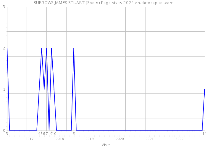 BURROWS JAMES STUART (Spain) Page visits 2024 