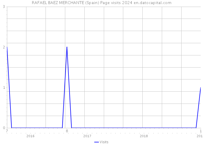 RAFAEL BAEZ MERCHANTE (Spain) Page visits 2024 