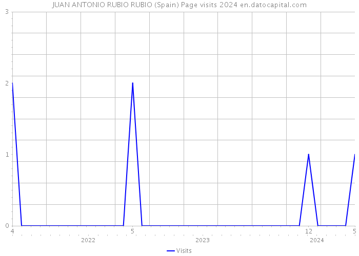 JUAN ANTONIO RUBIO RUBIO (Spain) Page visits 2024 