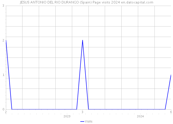 JESUS ANTONIO DEL RIO DURANGO (Spain) Page visits 2024 