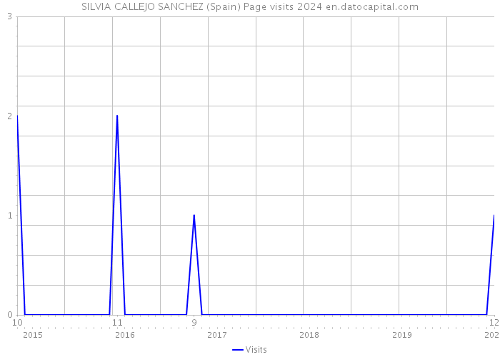 SILVIA CALLEJO SANCHEZ (Spain) Page visits 2024 