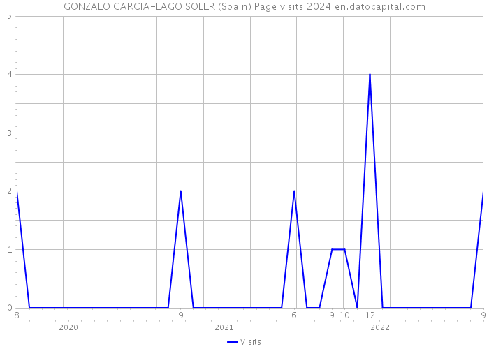 GONZALO GARCIA-LAGO SOLER (Spain) Page visits 2024 