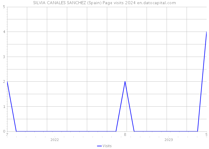 SILVIA CANALES SANCHEZ (Spain) Page visits 2024 