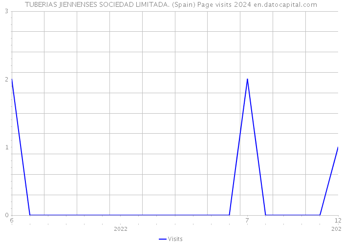 TUBERIAS JIENNENSES SOCIEDAD LIMITADA. (Spain) Page visits 2024 