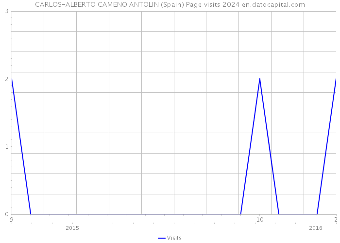 CARLOS-ALBERTO CAMENO ANTOLIN (Spain) Page visits 2024 