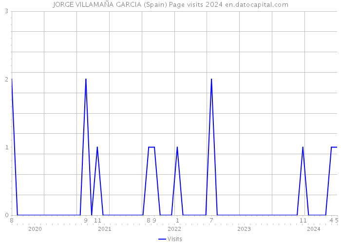 JORGE VILLAMAÑA GARCIA (Spain) Page visits 2024 