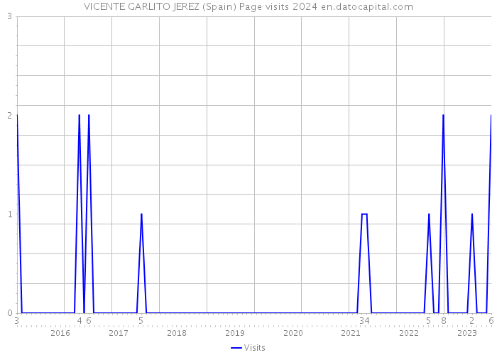 VICENTE GARLITO JEREZ (Spain) Page visits 2024 