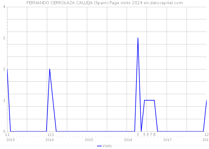 FERNANDO CERROLAZA CALLEJA (Spain) Page visits 2024 