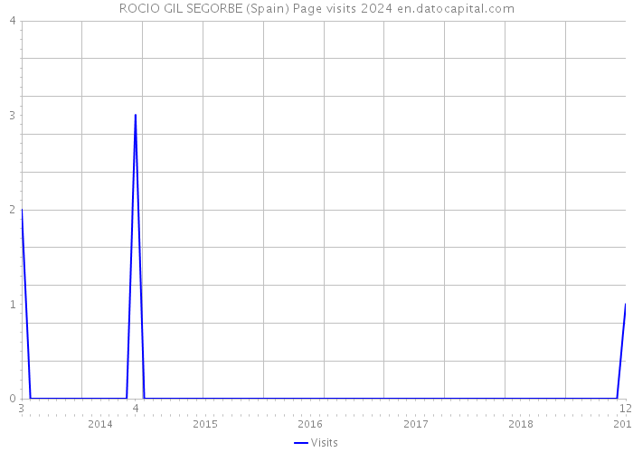 ROCIO GIL SEGORBE (Spain) Page visits 2024 