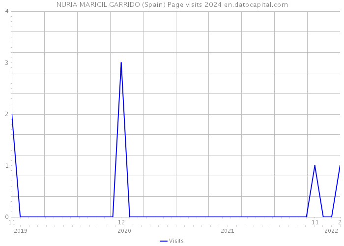 NURIA MARIGIL GARRIDO (Spain) Page visits 2024 