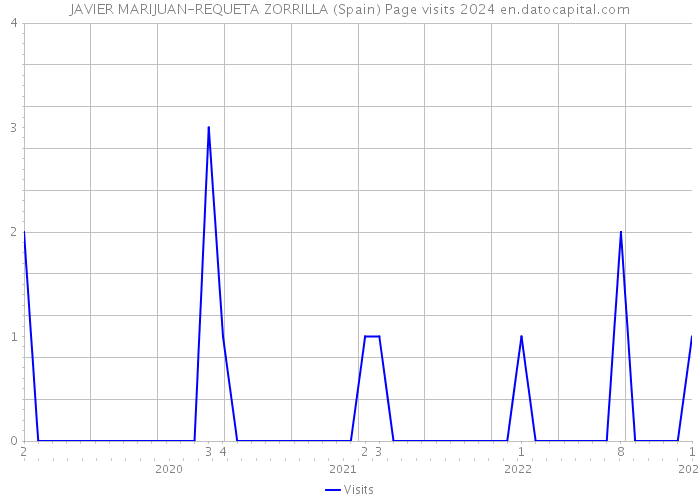 JAVIER MARIJUAN-REQUETA ZORRILLA (Spain) Page visits 2024 