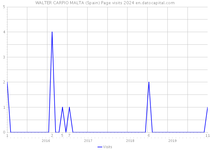 WALTER CARPIO MALTA (Spain) Page visits 2024 