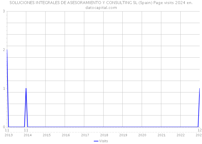 SOLUCIONES INTEGRALES DE ASESORAMIENTO Y CONSULTING SL (Spain) Page visits 2024 