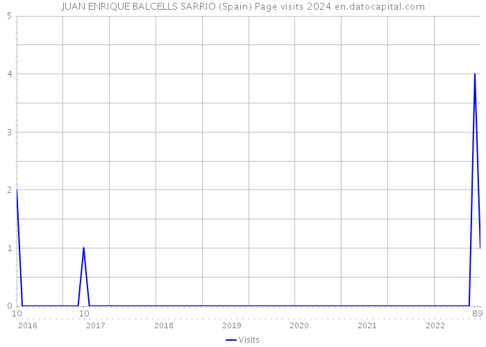 JUAN ENRIQUE BALCELLS SARRIO (Spain) Page visits 2024 