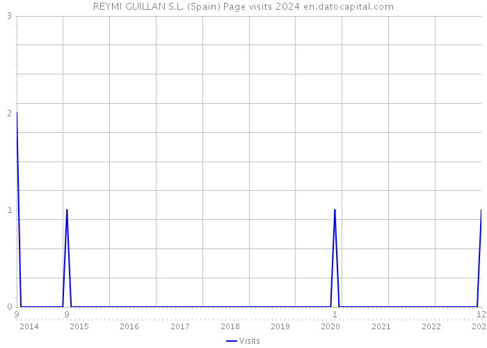 REYMI GUILLAN S.L. (Spain) Page visits 2024 