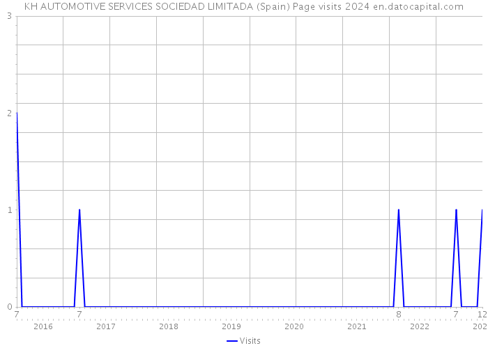 KH AUTOMOTIVE SERVICES SOCIEDAD LIMITADA (Spain) Page visits 2024 