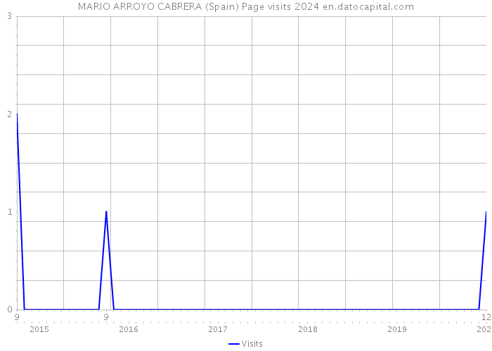 MARIO ARROYO CABRERA (Spain) Page visits 2024 