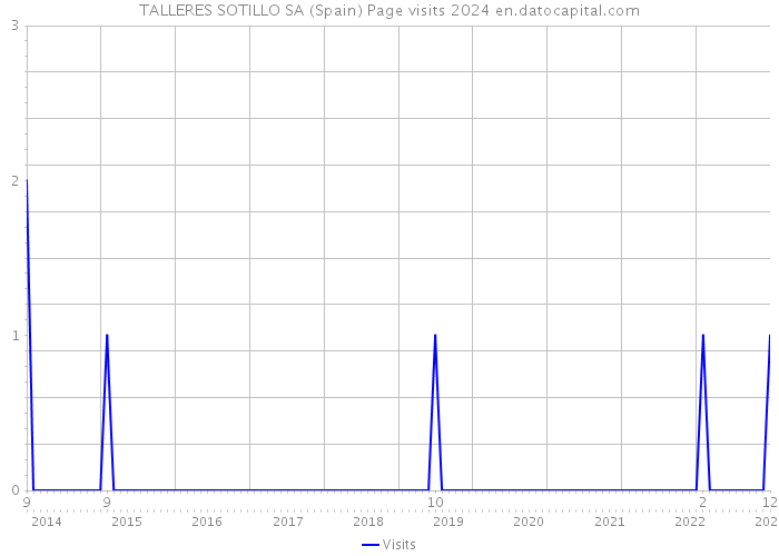 TALLERES SOTILLO SA (Spain) Page visits 2024 