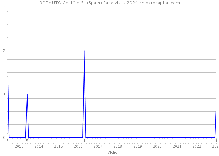 RODAUTO GALICIA SL (Spain) Page visits 2024 